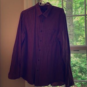 Men’s Banana Republic flannel button down - M